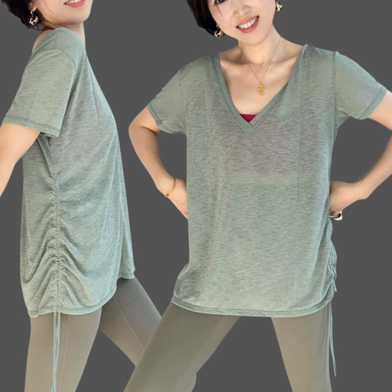 一衣多穿超薄大码瑜伽罩衫