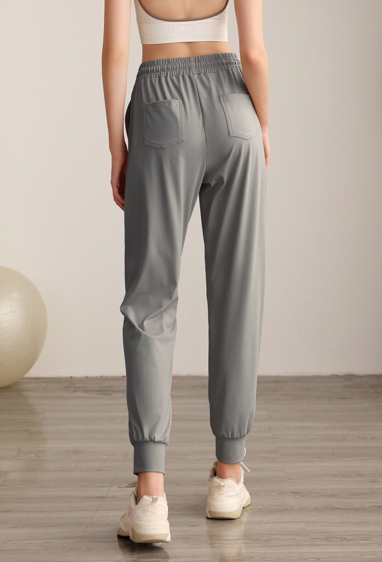 后口袋工装休闲裤松紧腰健身裤跑步裤运动裤速干裤裸感束口夏薄,运动服/休闲服装,运动长裤,淘宝优惠券,粉丝福利购,淘宝优惠卷