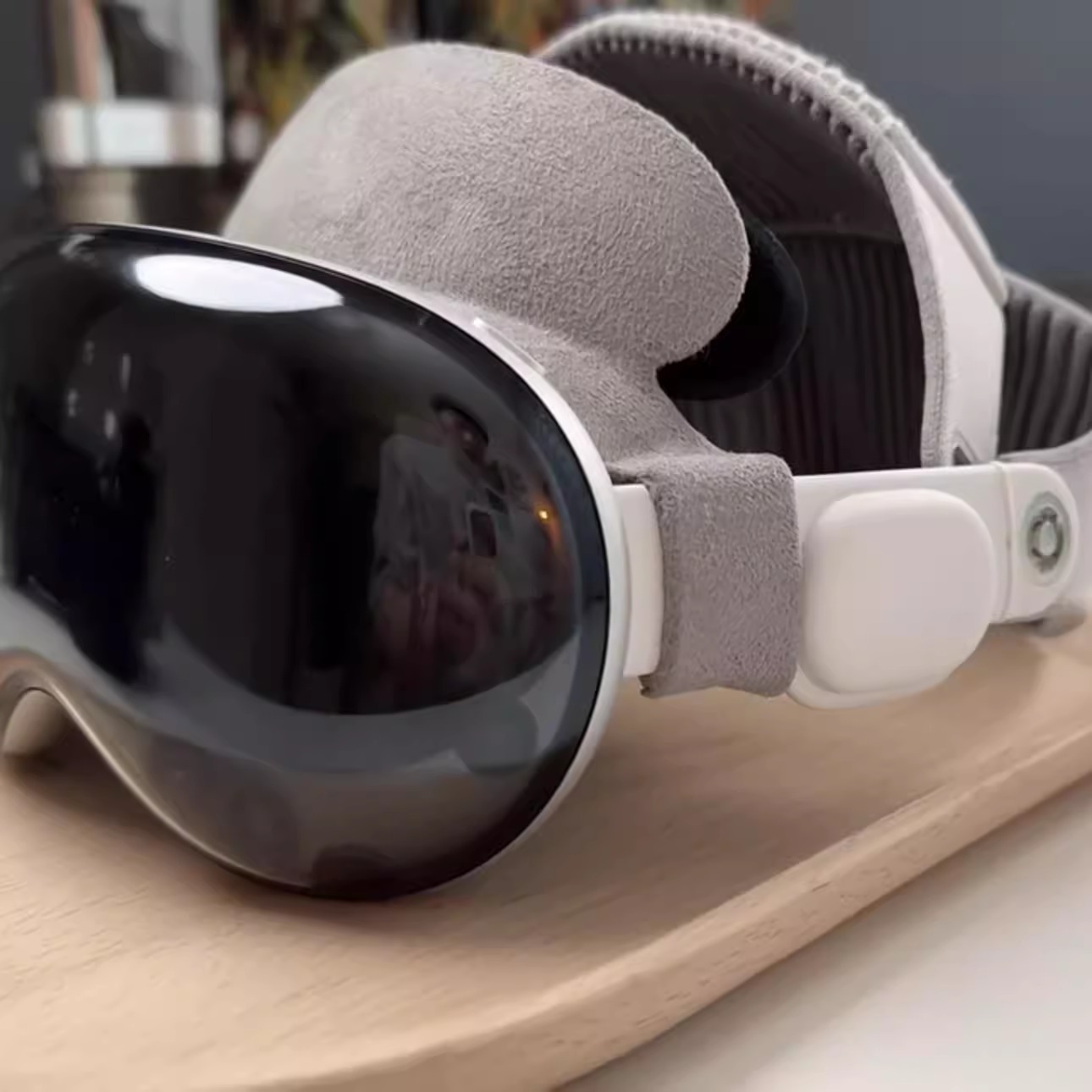 适用苹果vision pro改装遮光罩舒适减压方案quest风格大耳朵同款