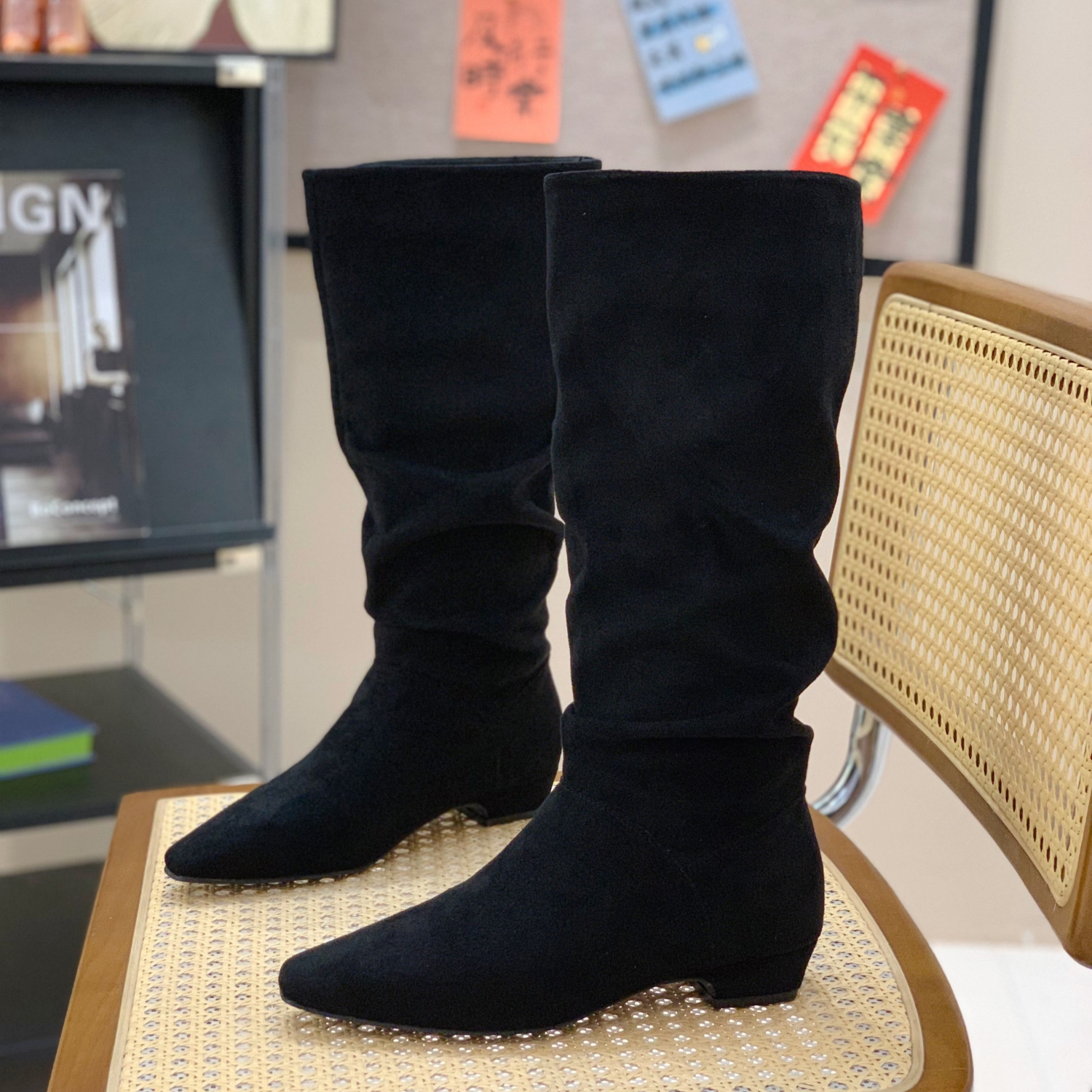 显脚小显腿长腿细经典不过时长靴