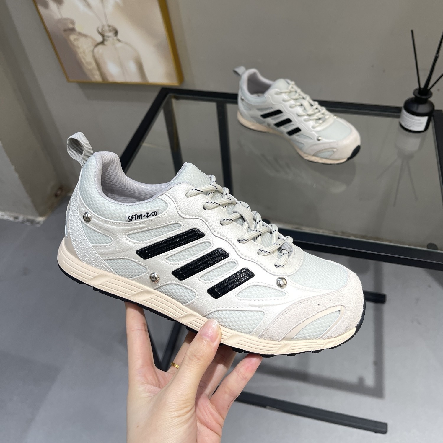 小众复古设计感真皮德训鞋女2026春季新款平底软底运动休闲老爹鞋,女鞋,德训鞋,淘宝优惠券,粉丝福利购,淘宝优惠卷