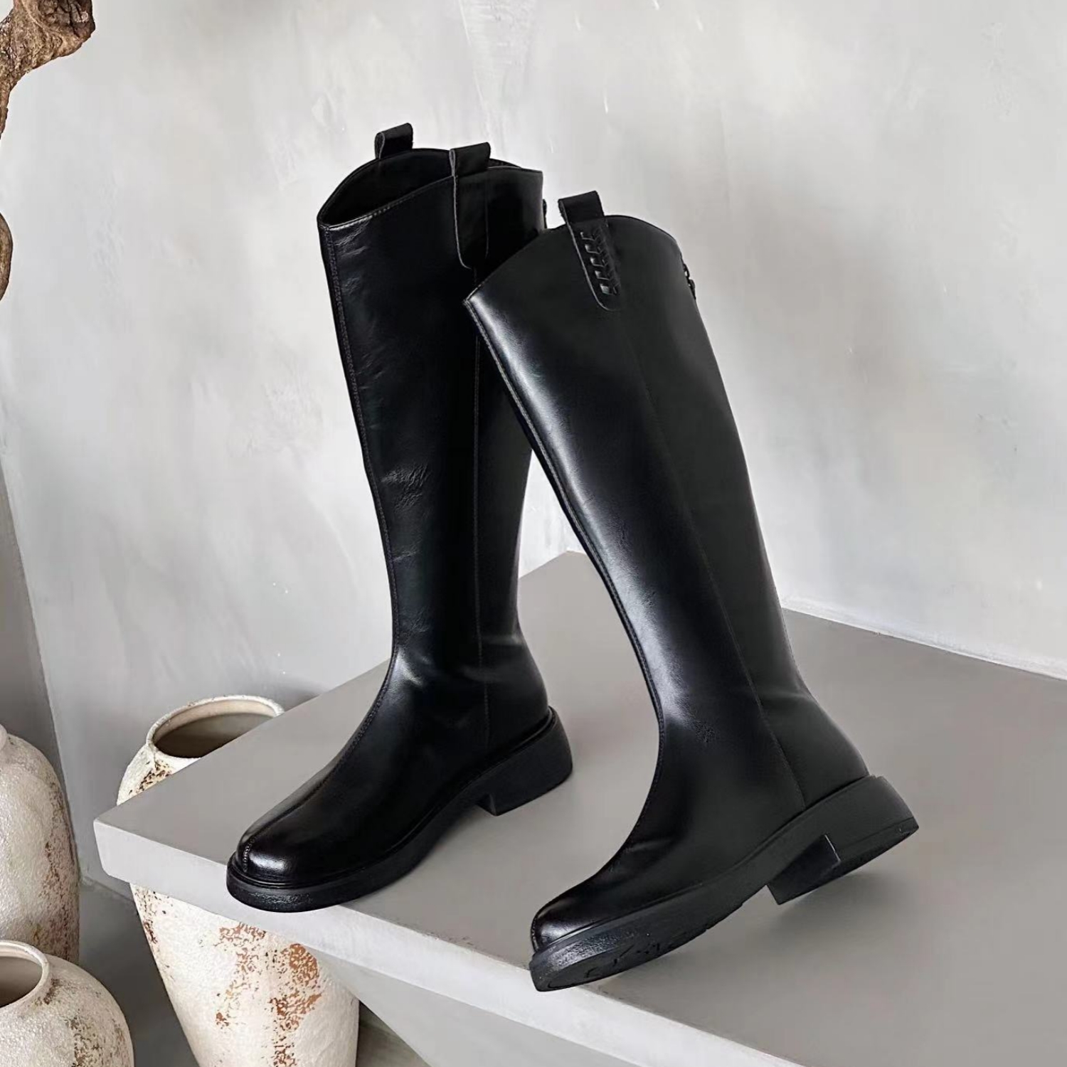 软面软底法式优雅显腿细百搭长靴