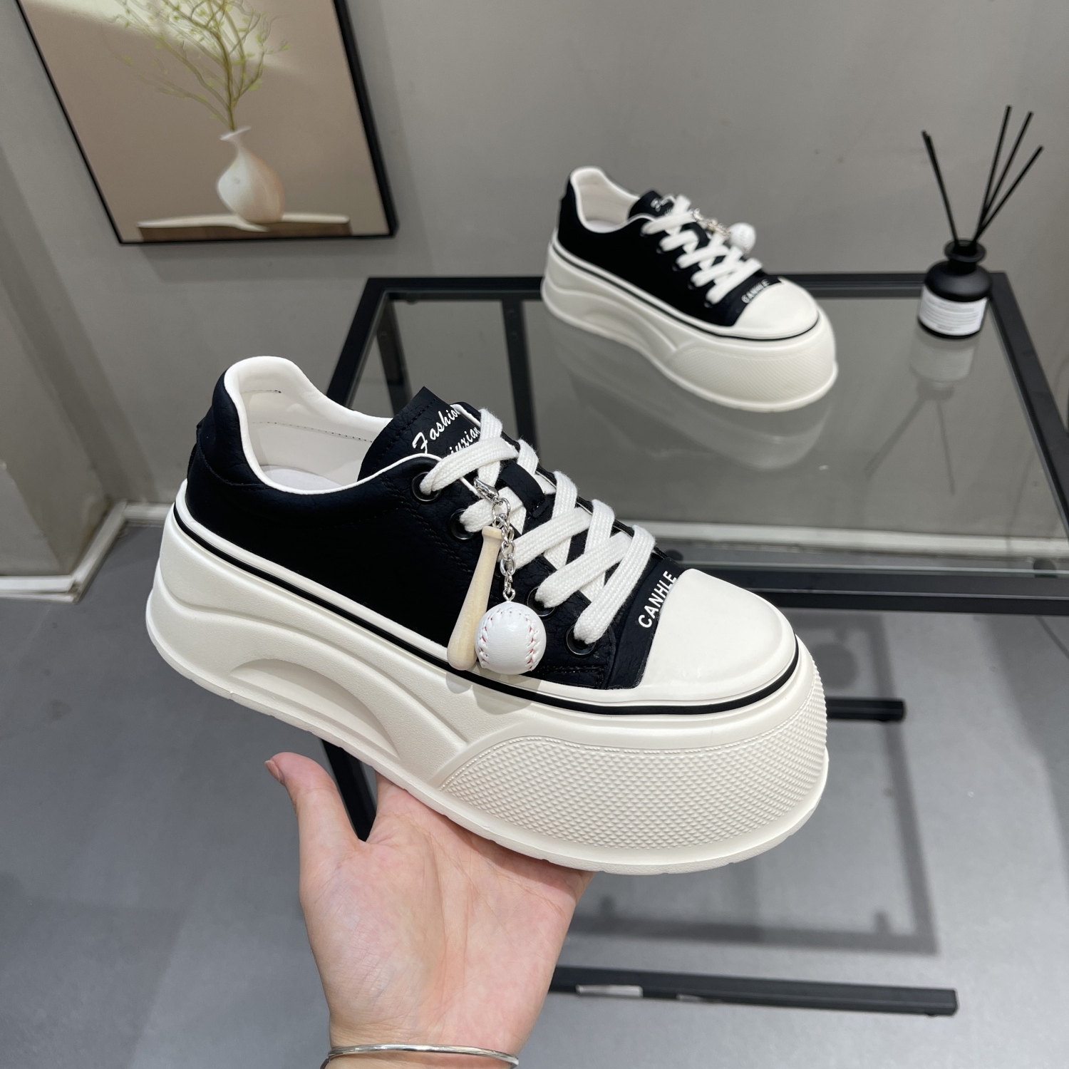 小个子配裙子休闲轻便6cm小白鞋