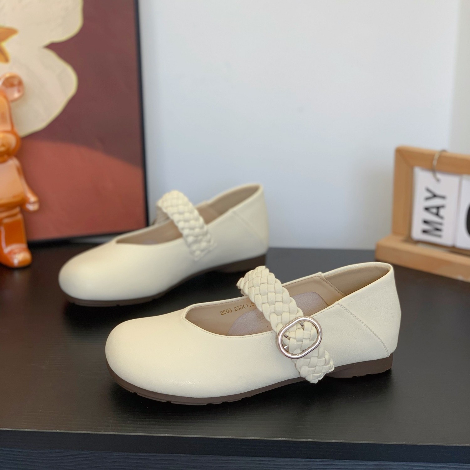 踩屎感平底两穿圆头玛丽珍鞋女2026春季新款复古一字带编织晚晚鞋,女鞋,玛丽珍鞋,淘宝优惠券,粉丝福利购,淘宝优惠卷