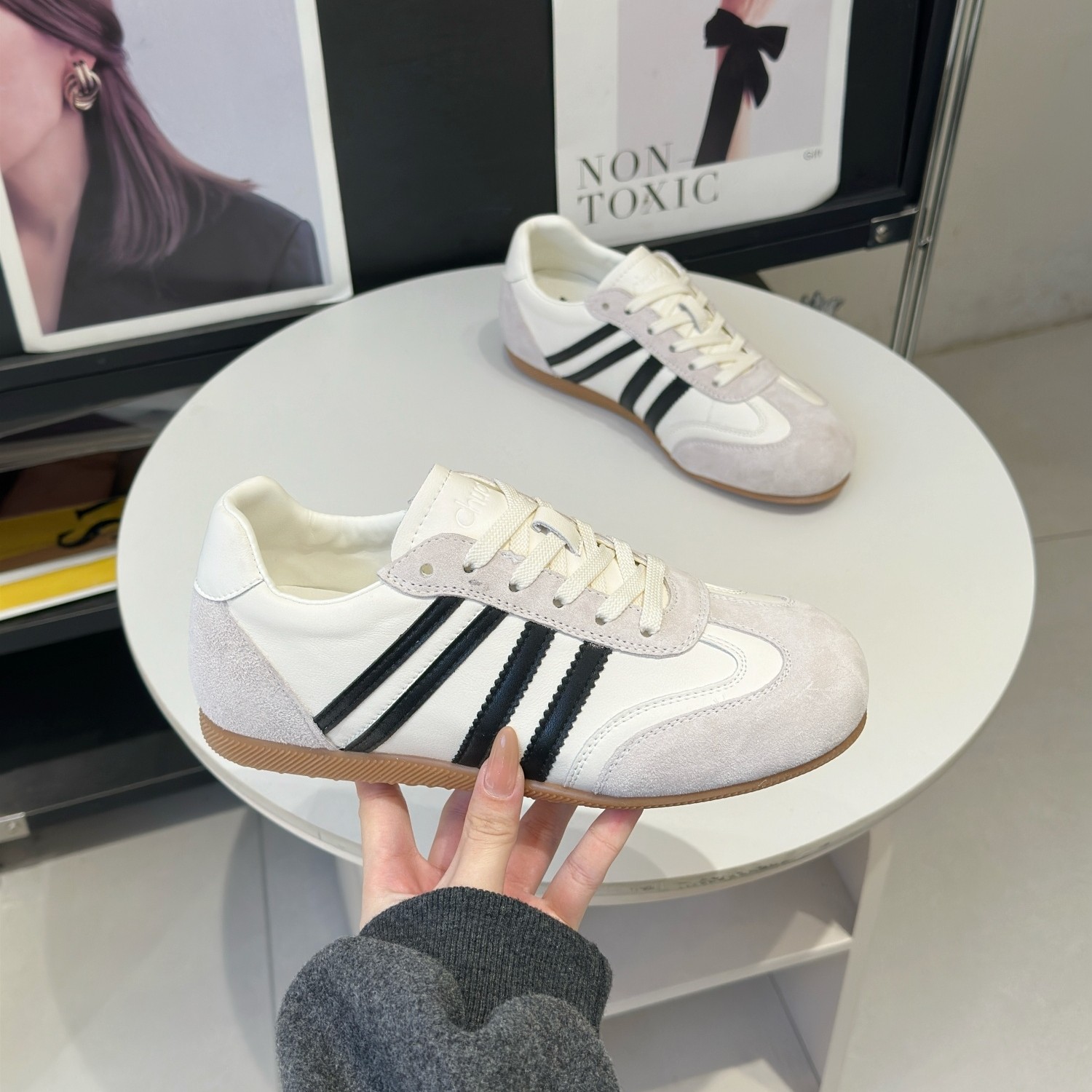 复古平底真皮德训鞋女2026春季新款休闲运动板鞋显脚小百搭阿甘鞋,女鞋,德训鞋,淘宝优惠券,粉丝福利购,淘宝优惠卷