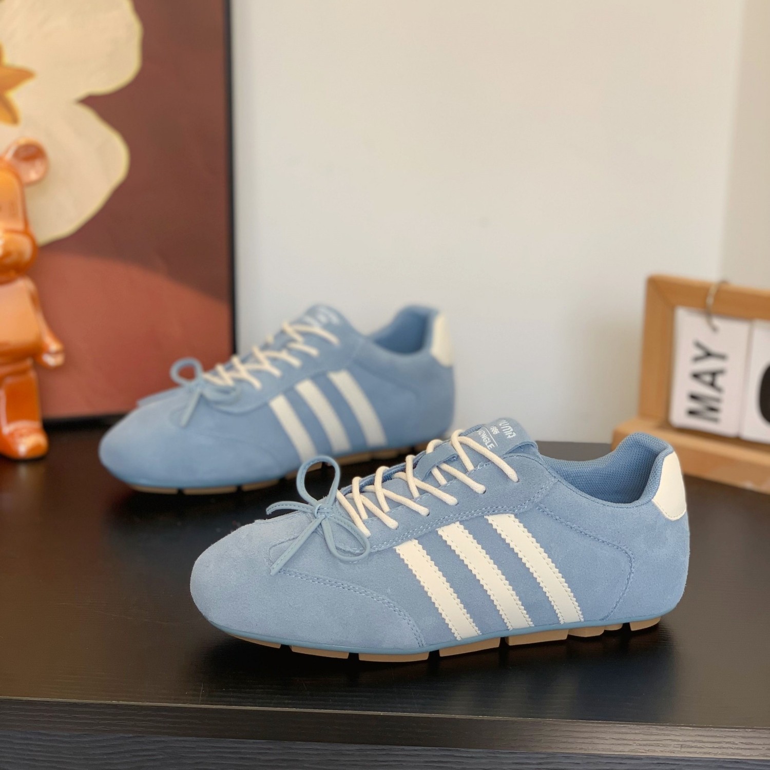 复古真皮德训鞋女2026新款春季爆款平底显脚小运动阿甘鞋休闲板鞋,女鞋,德训鞋,淘宝优惠券,粉丝福利购,淘宝优惠卷