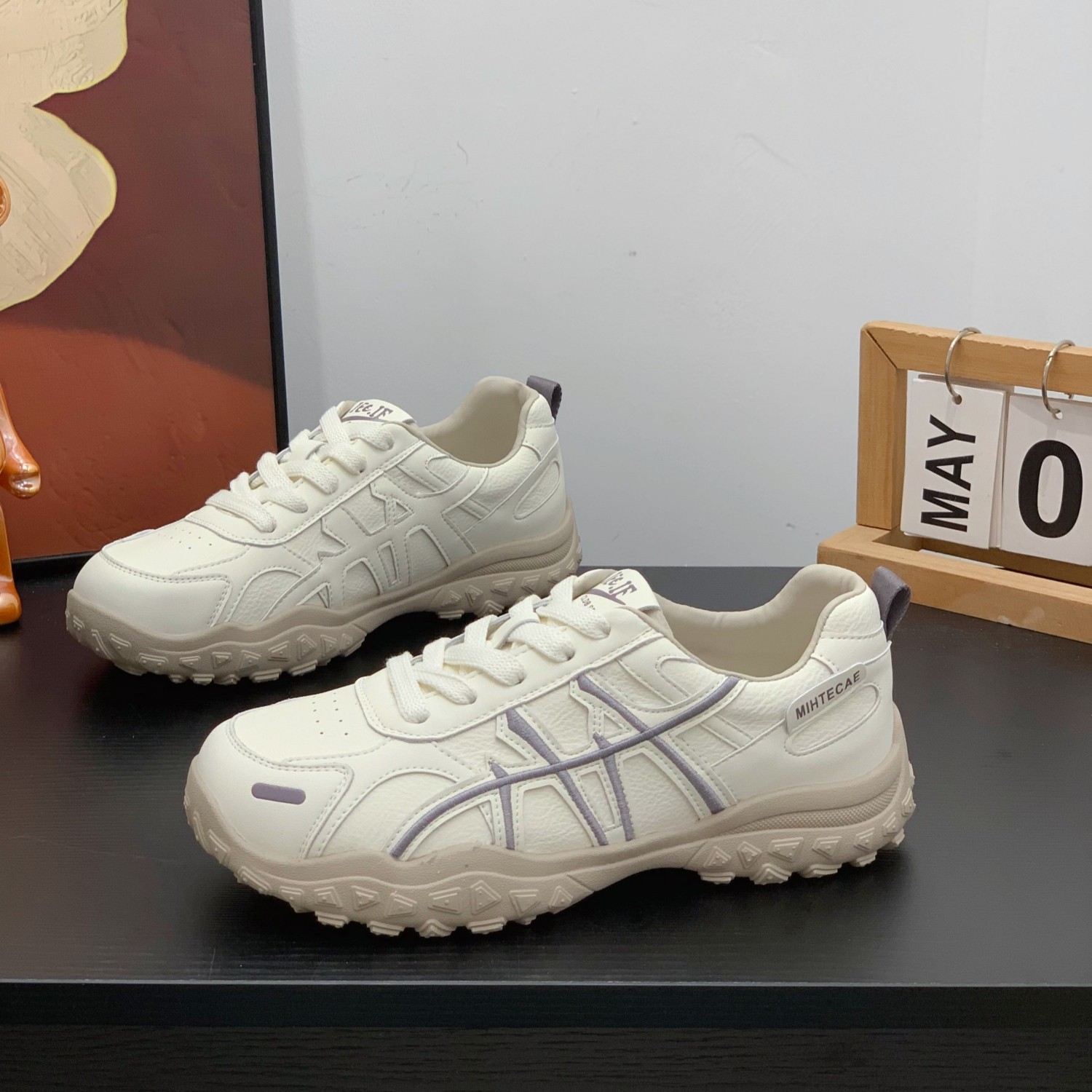 韩版休闲爆款阿甘鞋女2026春季新款显脚小平底运动跑鞋复古德训鞋,女鞋,德训鞋,淘宝优惠券,粉丝福利购,淘宝优惠卷