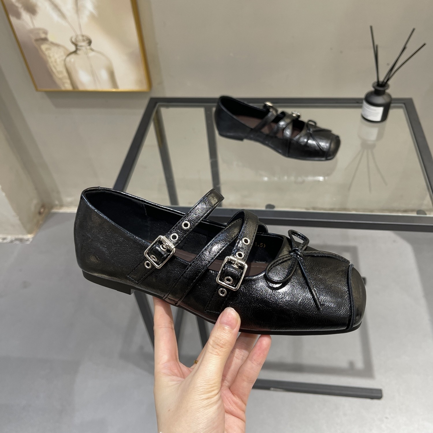 法式复古方头玛丽珍鞋女2026春季新款小众高级双扣带气质平底单鞋,女鞋,玛丽珍鞋,淘宝优惠券,粉丝福利购,淘宝优惠卷