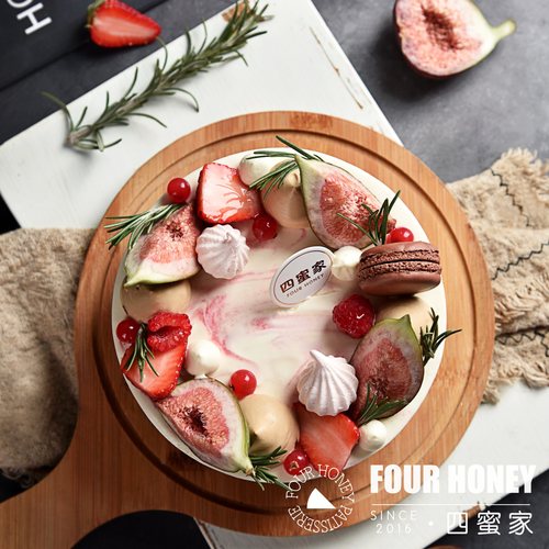 四蜜家咖啡慕斯新鲜动物奶油成都