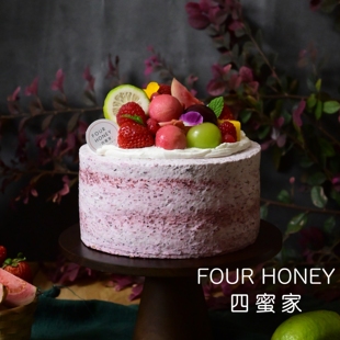 四蜜家莓果乐园新鲜水果动物奶油生日蛋糕芭乐草莓芒果杨梅成都