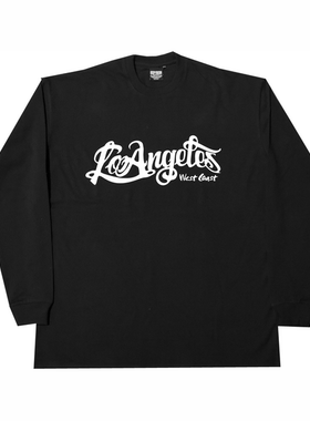 bboy嘻哈hiphop复古old school西海岸打底衫简约小领口加厚长袖