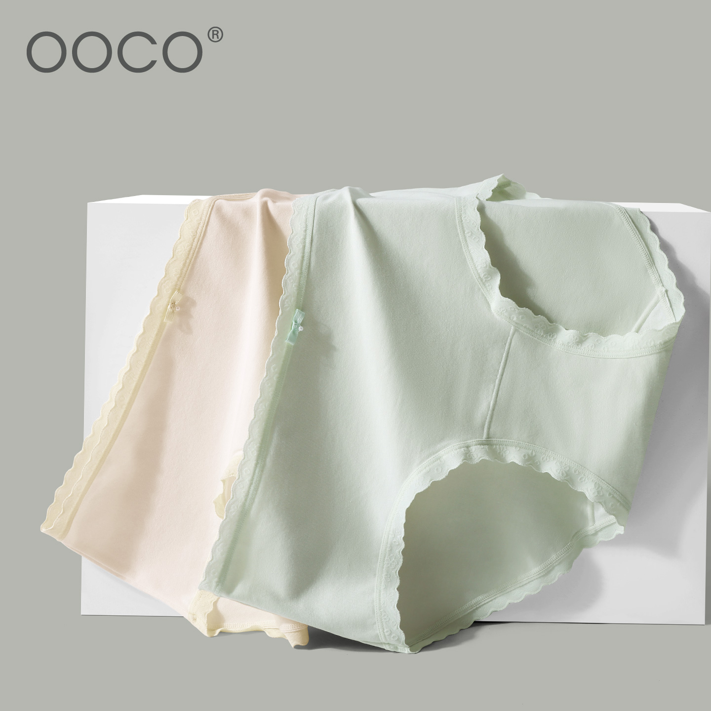 OOCO女士中腰50S棉内裤
