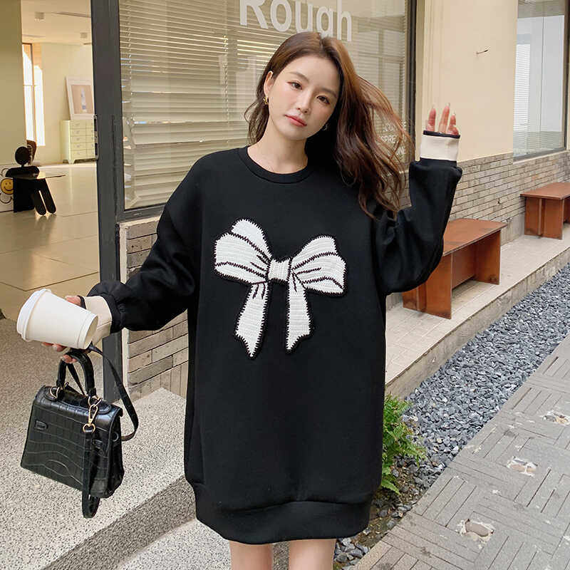 现货M399P120K1782024春秋装新款针织空气层卫衣连衣裙，女装卫衣/绒衫，浙宝088