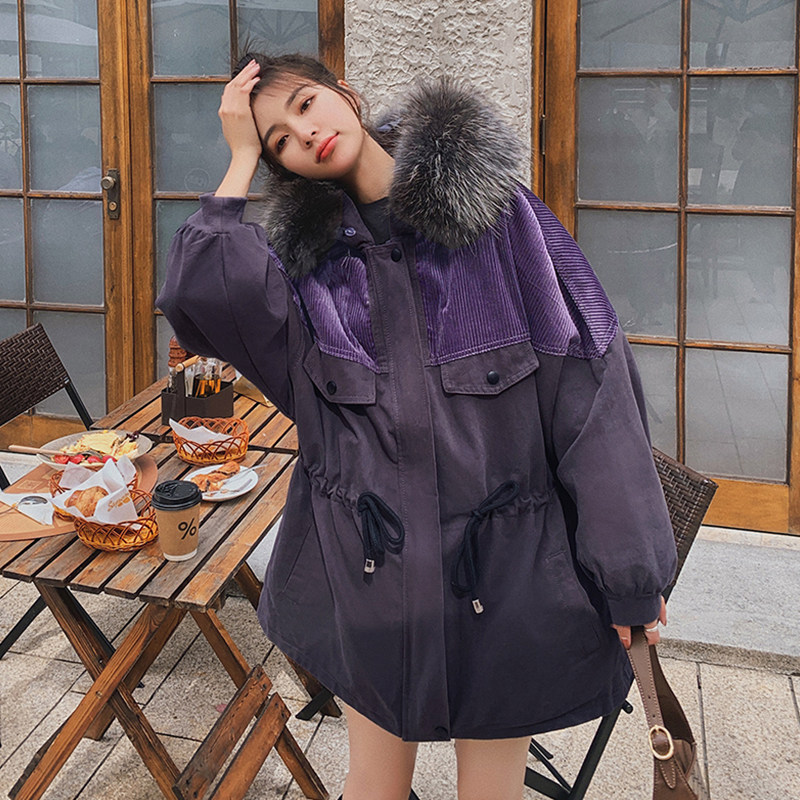 现货X901P185K2682020冬装新款羊羔毛派克服外套大衣4色主推，女装棉衣/棉服，浙宝088