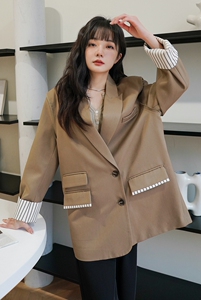 现货 M060P120K188 2022春装新款小西装外套女2色图片