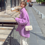 出货中M172P165K2482022冬装百搭羊羔毛宽松外套，女装皮草，浙宝088