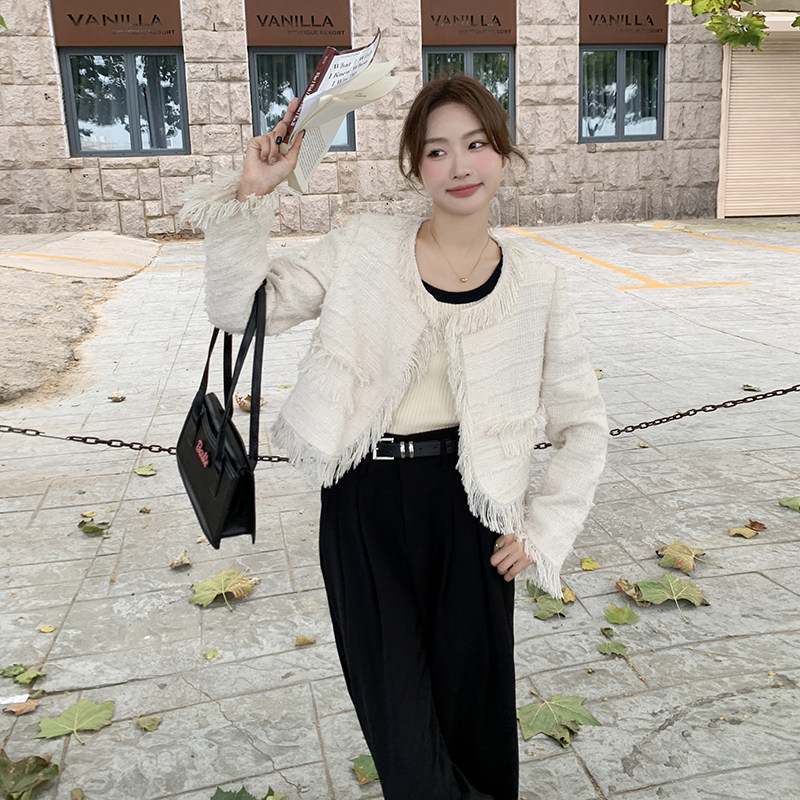 出货中M626P135K1882024春秋装新款小香风单排扣外套女,女装短外套,浙宝088