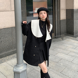 出货M206P175K2682022冬装新款小香风毛呢中长款外套，女装毛呢外套，浙宝088