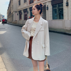 现货X1081P110K168 2022秋装新款双排扣千鸟格里布小西装外套,女装西装,浙宝088