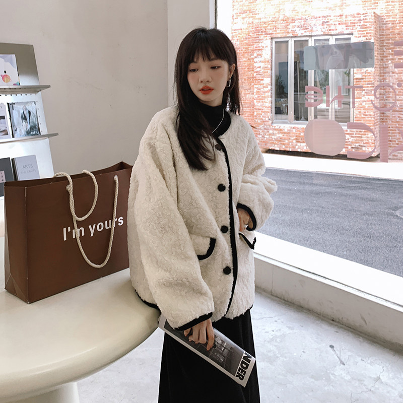 出货M175P175K2582022冬新款羊羔毛外套加厚,女装皮草,浙宝088