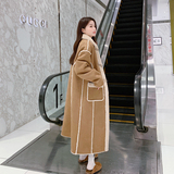 现货M358P185K2782024冬装羊羔毛外套中长款大衣，女装皮草，浙宝088