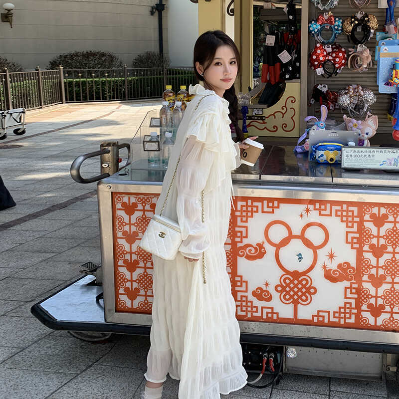 现货M655P115K1682024春秋装长款高品质中长款连衣裙,女装连衣裙,浙宝088