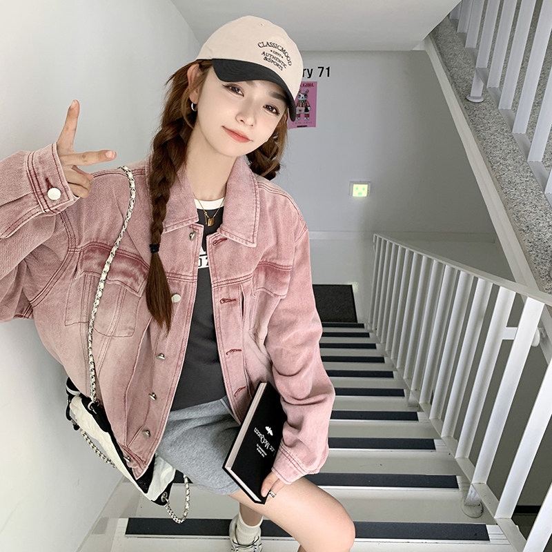 现货M659P145K19820234春秋装新款牛仔外套女,女装短外套,浙宝088