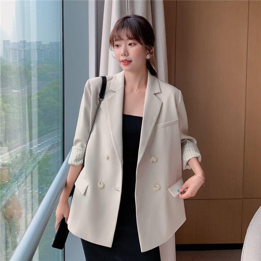 X811现货P105K1682021春秋装白色新款小西装外套女，女装西装，浙宝088