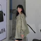 现货X832P120K1782022春秋新款4个立体口袋工装风衣收腰外套女，女装风衣，浙宝088