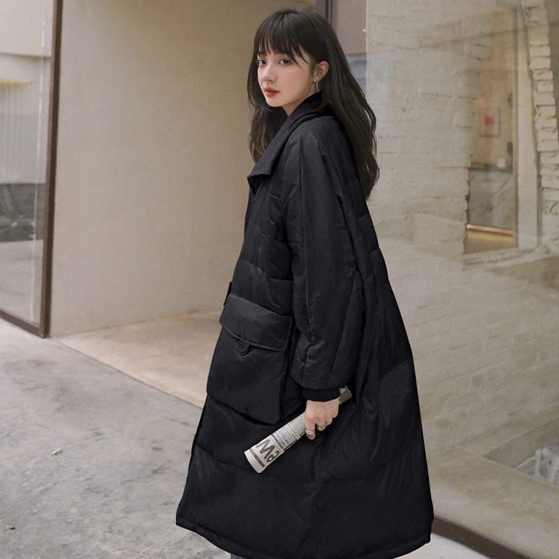 现货M023P325K498羽绒服2022冬装新款中长款针织立领羽绒服外,女装羽绒服,浙宝088