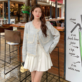 现货M502P135K1882024春装新款小香风单排扣外套女，女装短外套，浙宝088
