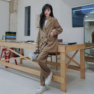 Lecea Alice御姐炸街西装套装2025春季新款韩版休闲气质长裤女图片