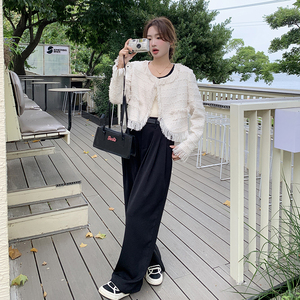 出货中M626P135K188 2024春秋装新款小香风单排扣外套女图片