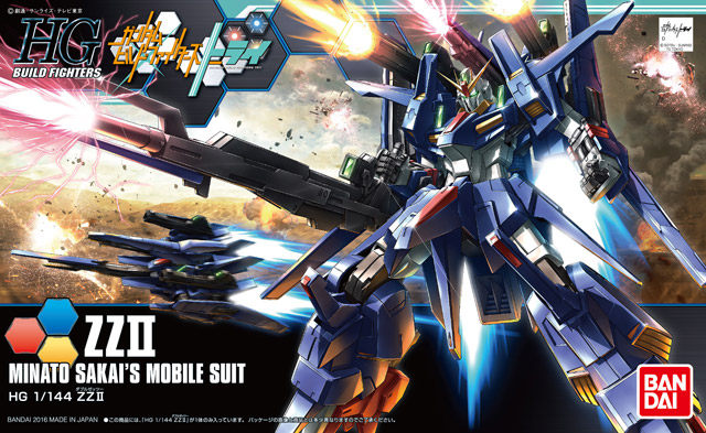 进口万代ZZ2敢达模型 创战者 HGBF 1/144 ZZⅡ高达 拼装模型 现货
