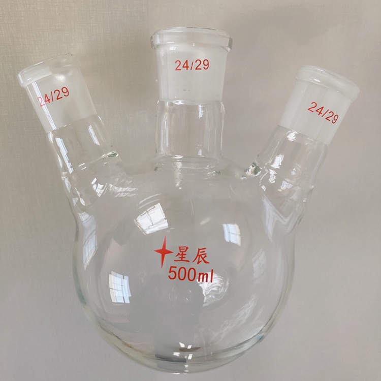 三口烧瓶50/100/250/500/1000/2000/5000ml圆底三口瓶批发采购 工业油品/胶粘/化学/实验室用品 烧杯/烧瓶 原图主图