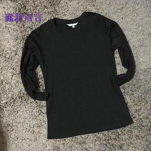 多色两件包邮不退换五分七分长袖纯色打底衫圆领立领拼接领