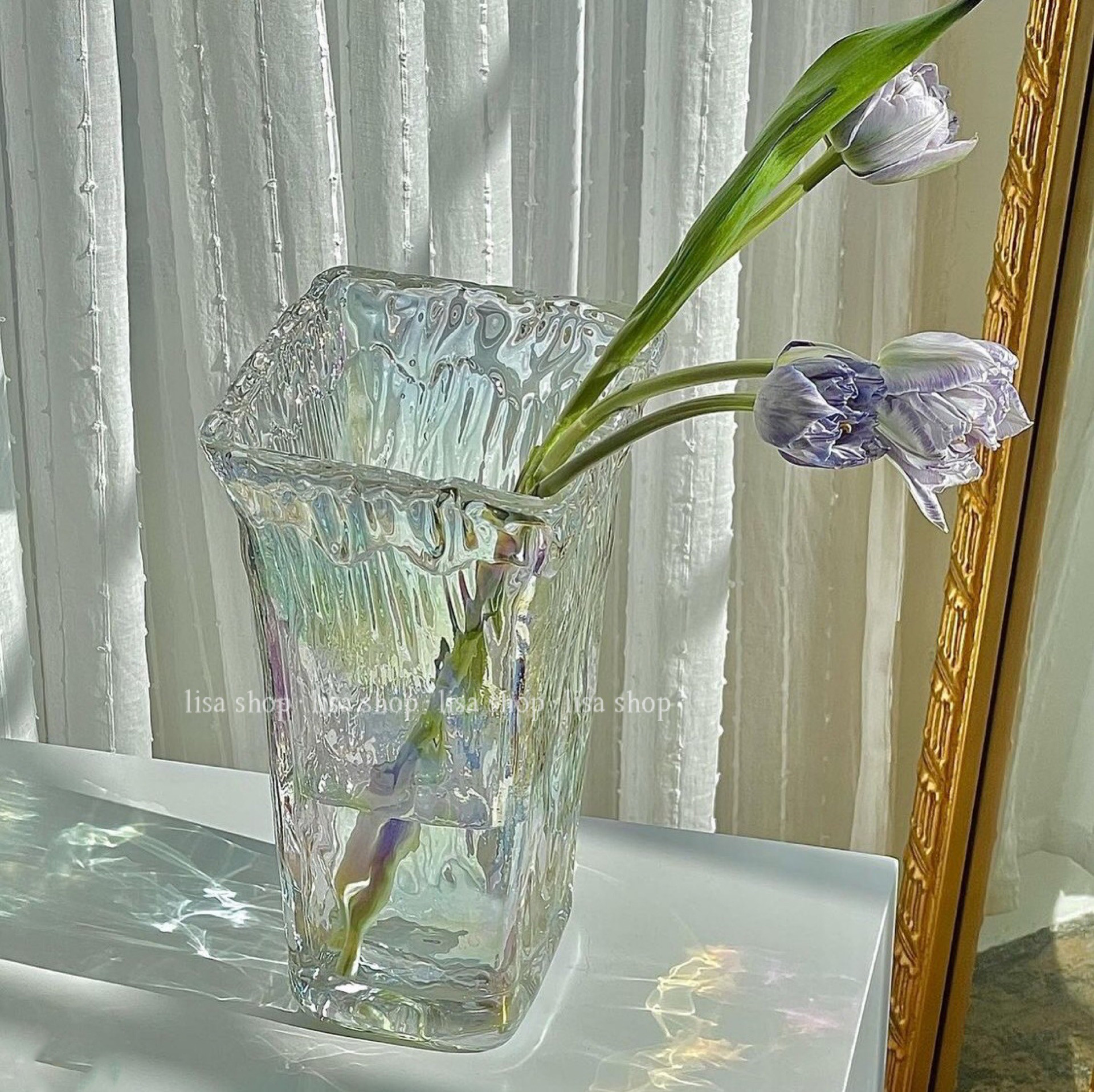 欧式玻璃客厅加厚花瓶