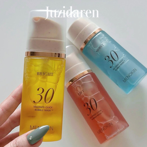 韩国Menokin30秒爽肤水泡泡面膜