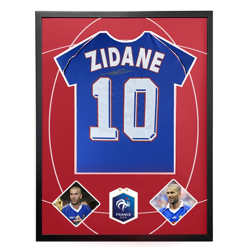 齐达内装饰画体育明星海报壁画球星球衣挂画男生卧室电竞房壁画