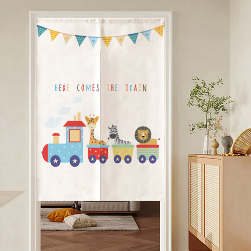 儿童卧室幼儿园遮挡门帘挂帘