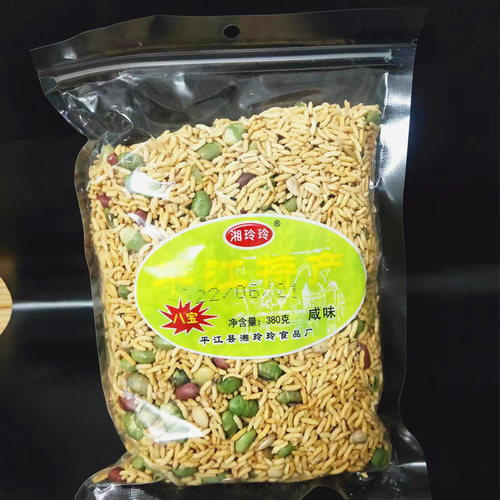 湖南特产岳阳平江湘玲玲乡里炒米八宝炒米380克农家炒米零食小吃 - 封面