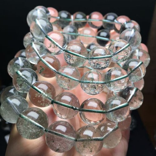 绿幽灵水晶千层异象满天星手串