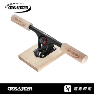 特色门拉手滑板支架改装 门把手咖啡店门定制门拉手跨界应用