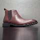 撤柜尾货断码 清仓男鞋 高档英伦复古头层牛皮切尔西靴真皮短靴靴子