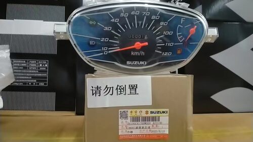 适用轻骑铃木UZ110T/QS110T-2丽至仪表里程表速度码表玻璃盖原装