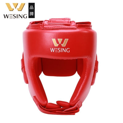九日山拳击头盔 成人儿童AIBA认证 专业比赛散打护头泰拳训练护具
