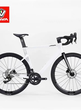 JAVA佳沃公路25款鱼雷6-top油压碟刹24速碳纤维弯把男女变速赛车