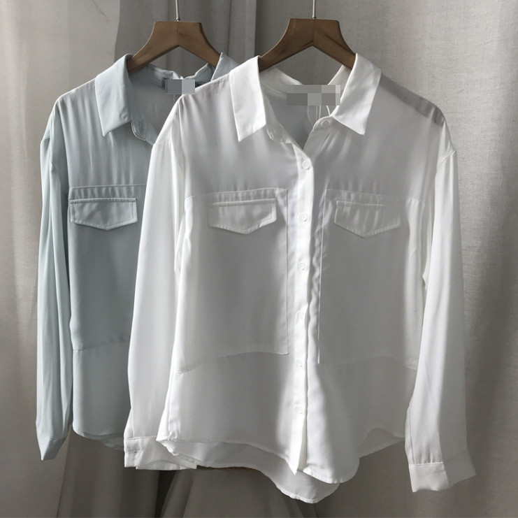 【对】春秋女装长袖衬衫  22-2-2018