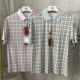 夏季 30元 上衣t恤 3件 格子polo领短袖 男款