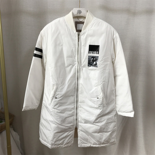 羽绒服女冬新款 轻薄韩版 棒球服 140 艾